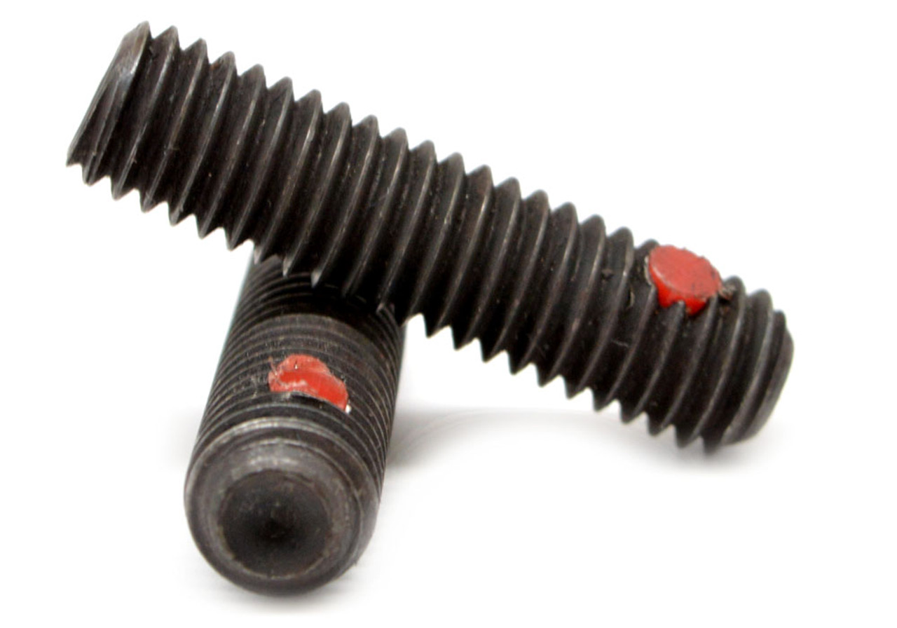 Picture of Brighton Best 103206 M12-1.75X55 mm Socket Set Screw Cup Point 45H Din 916 Nylon-Patch Thermal Black Oxide